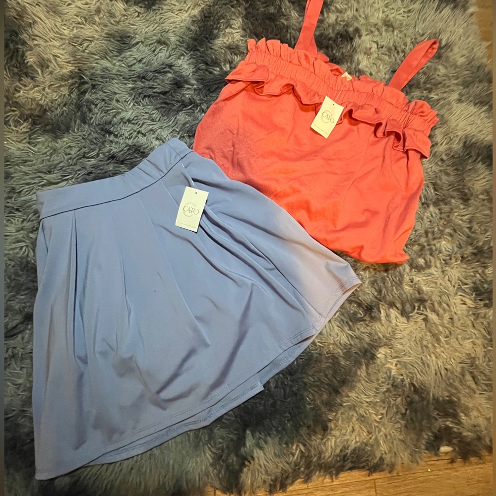 NWT Girls Catos Clothes.  skirt & Top